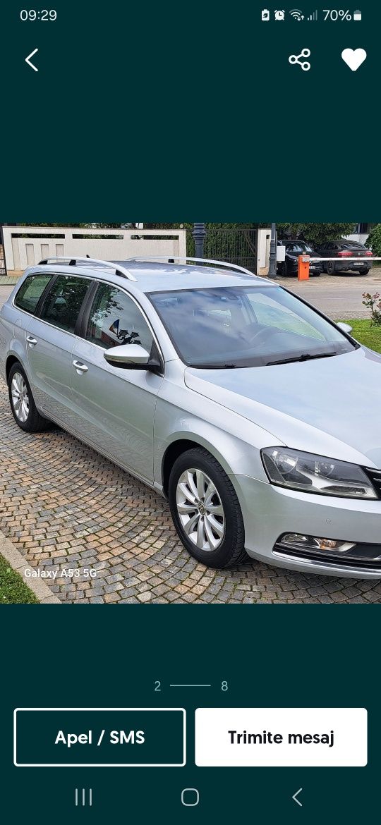 Volkswagen Passat B7

An Fabricatie 2012 E/5