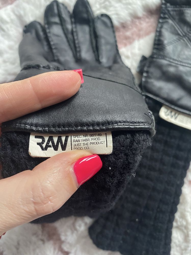 Кожени ръкавици G-star Raw