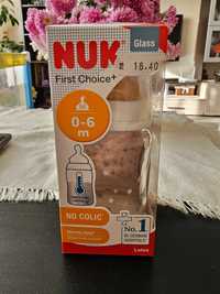 Стъклено шише NUK First choice +