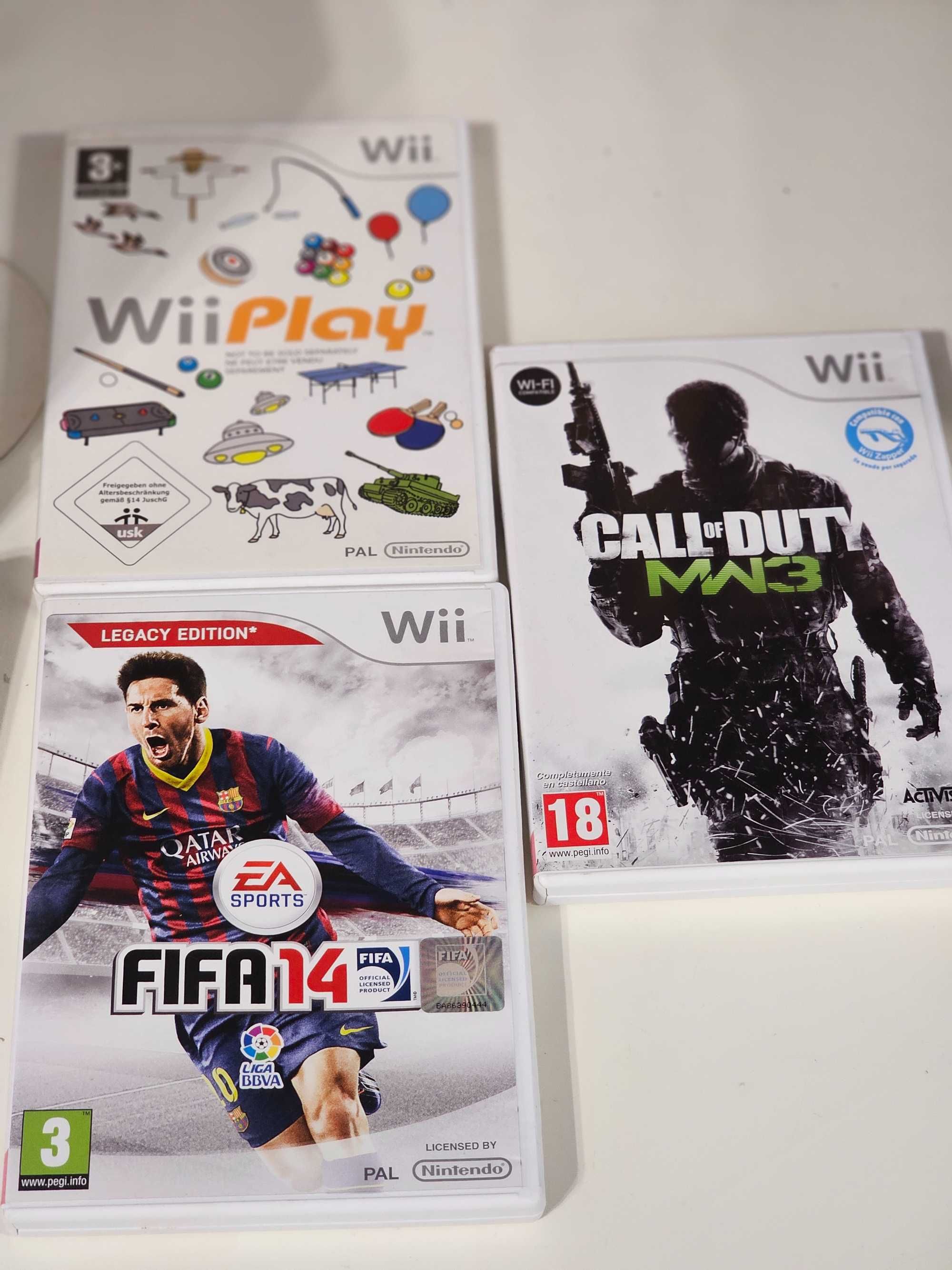 Consola Nintendo Wii completa + 3 Jocuri