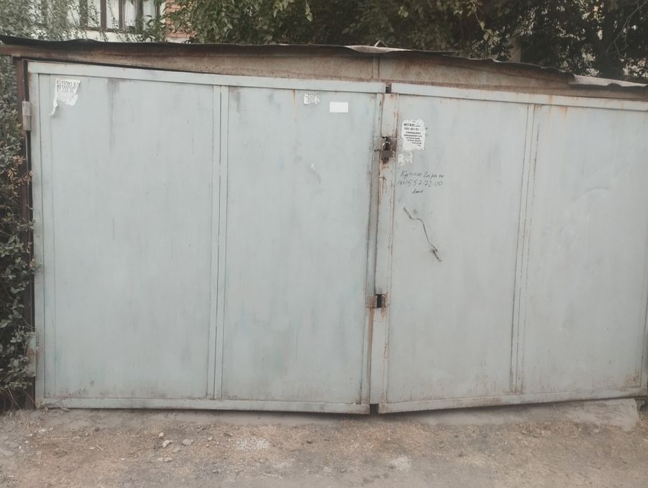 Garaj Sotiladi boʻyi 4.90 eni 4.0 balandligi 2.20