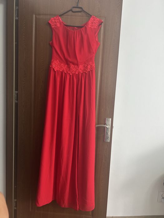 Rochie de ocazie lunga, rosie