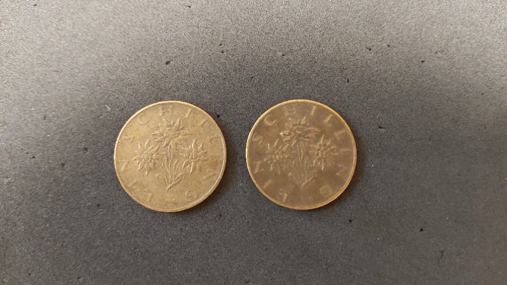 австрийски шилинги- 1973, 1974г.