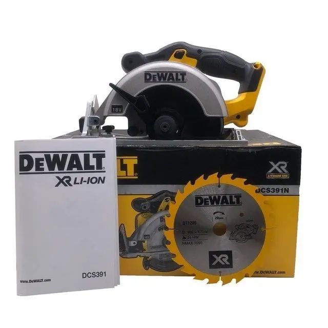 Акумулаторен Циркуляр DeWALT DCS391 18V XR с батерия 5Ah И Зарядно