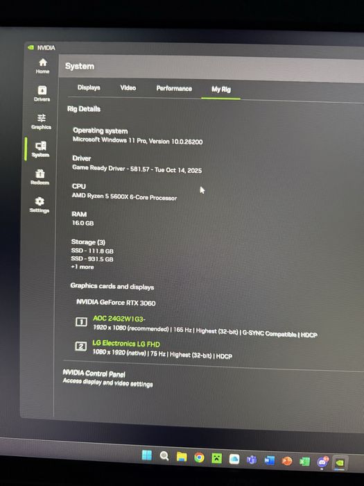 Vand calculator Gaming r5 5600x rtx 3060OC 12 GB