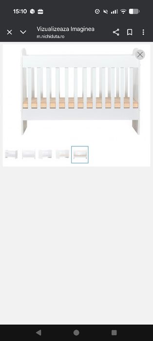 Vând pătuț cu saltea inclusă