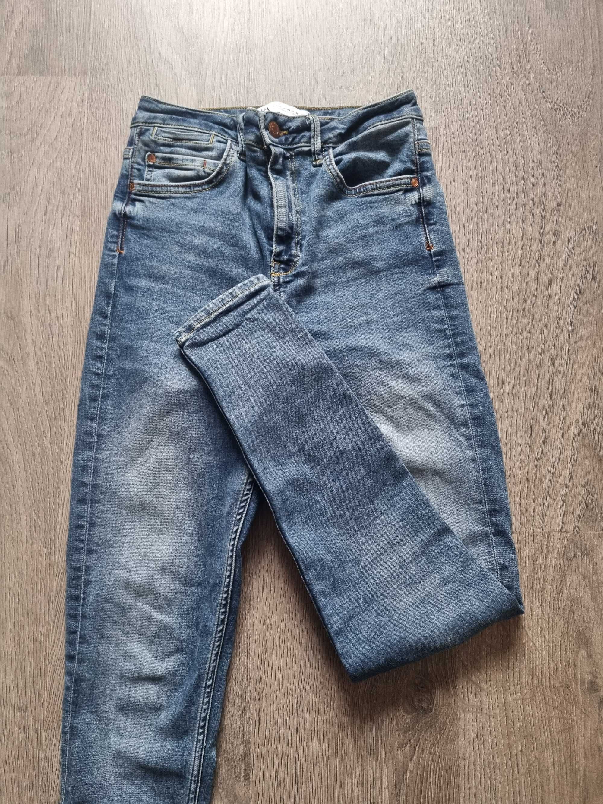 Дънки с висока талия  "Zara"