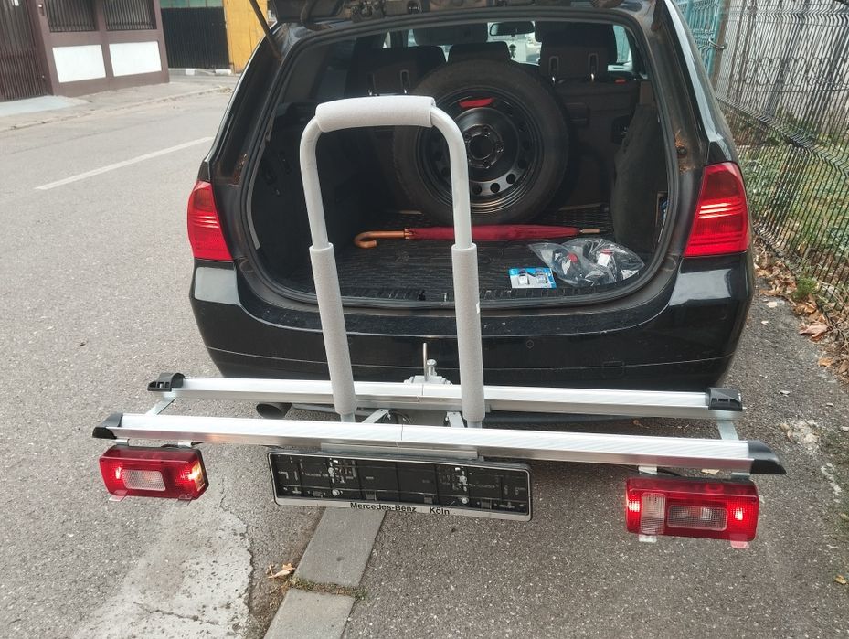 Suport 2 biciclete rabatabil complet accesorii noi