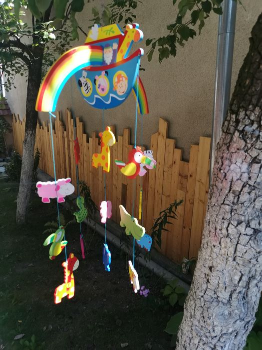 Carusel mobil Arca lui Noe pentru camera copilului/bebe