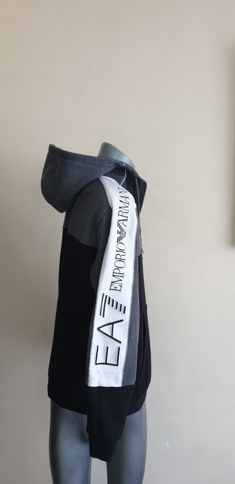 Emporio Armani EA7 Hoodie Half Zip Mens  50/L ОРИГИНАЛ! Мъжки Суичер!