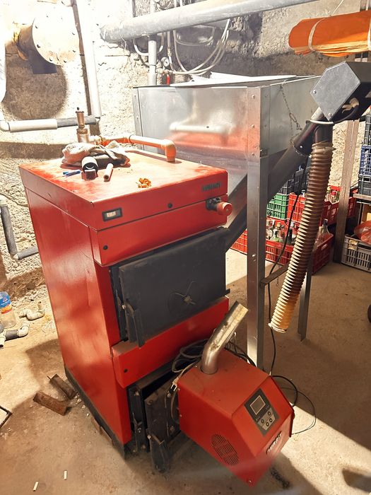 Котел на пелети и дърва burnit 30kw