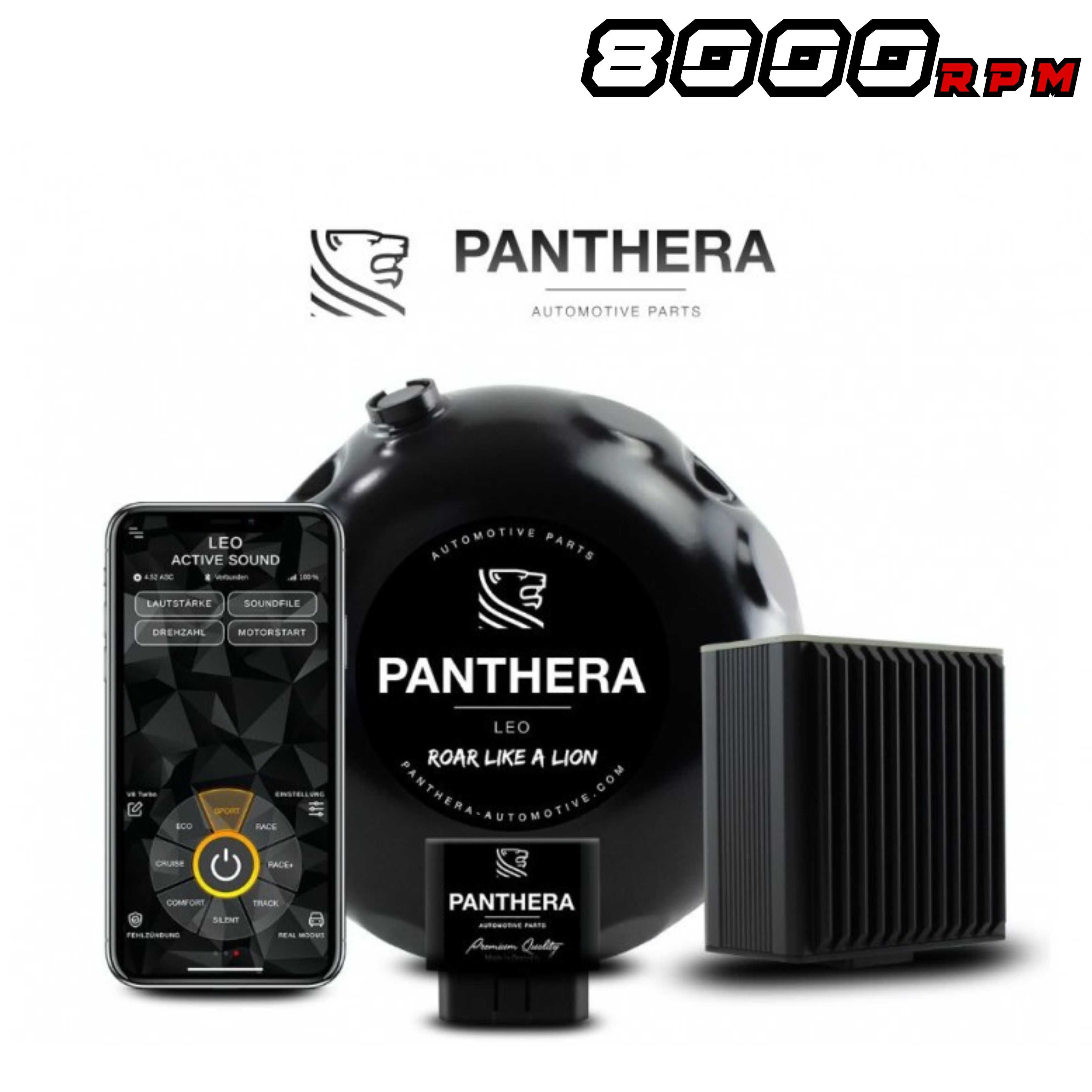 Спортен V8 звук Panthera Leo Active Sound Mercedes Audi BMW генерация