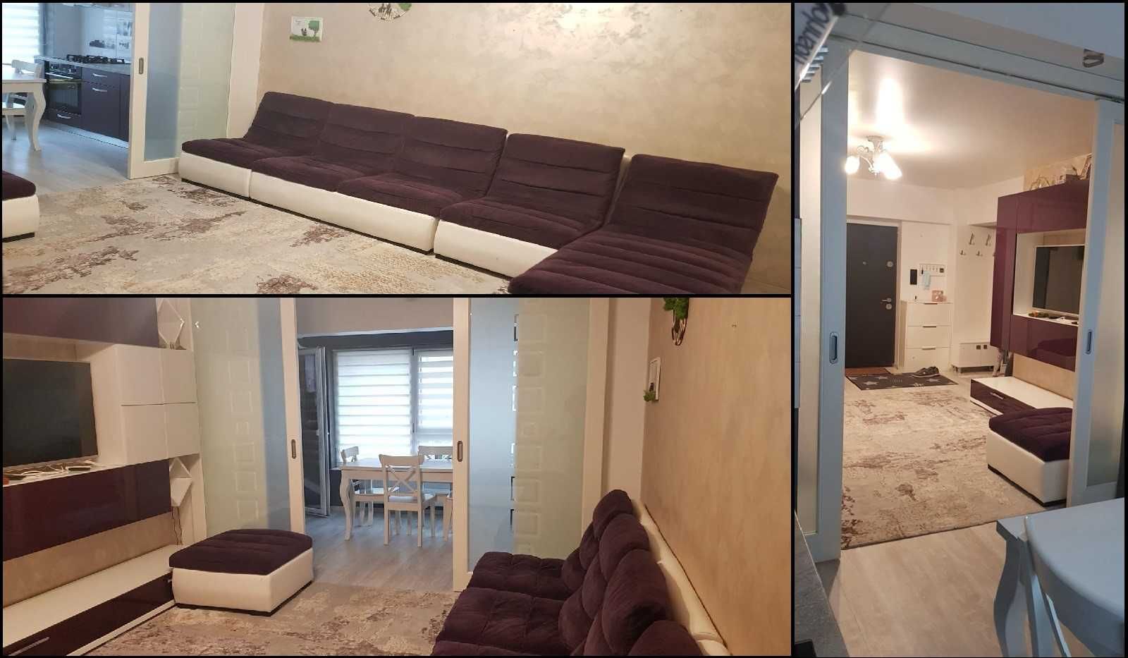 Apartament 3 camere mobilat bloc nou Pacurari complex Rasarit de Soare