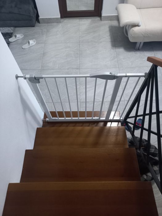 Poarta de siguranță cu 2 extensi copii