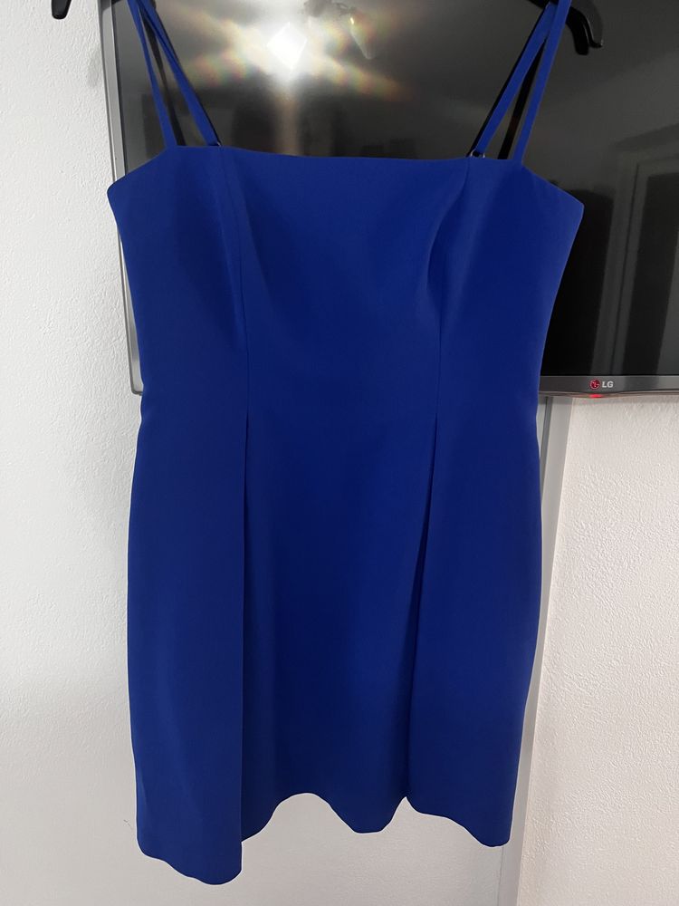 Rochie de seara albastra cu bolerou