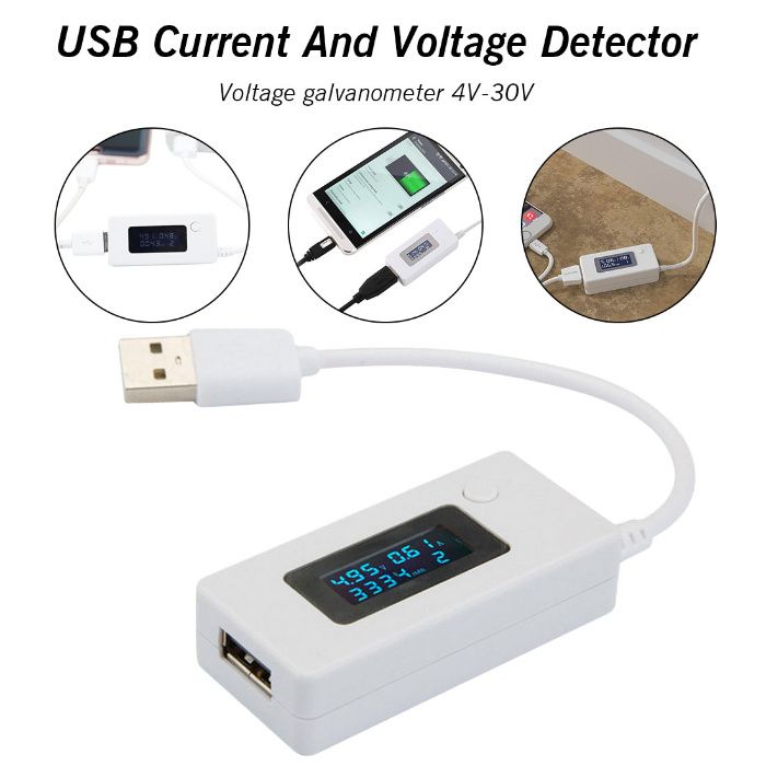 Tester USB incarcatoare acumulatori baterii externe telefoane laptop
