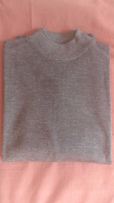 Ново, сиво мъжко поло