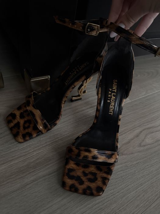 Sandale YSL dama leopard