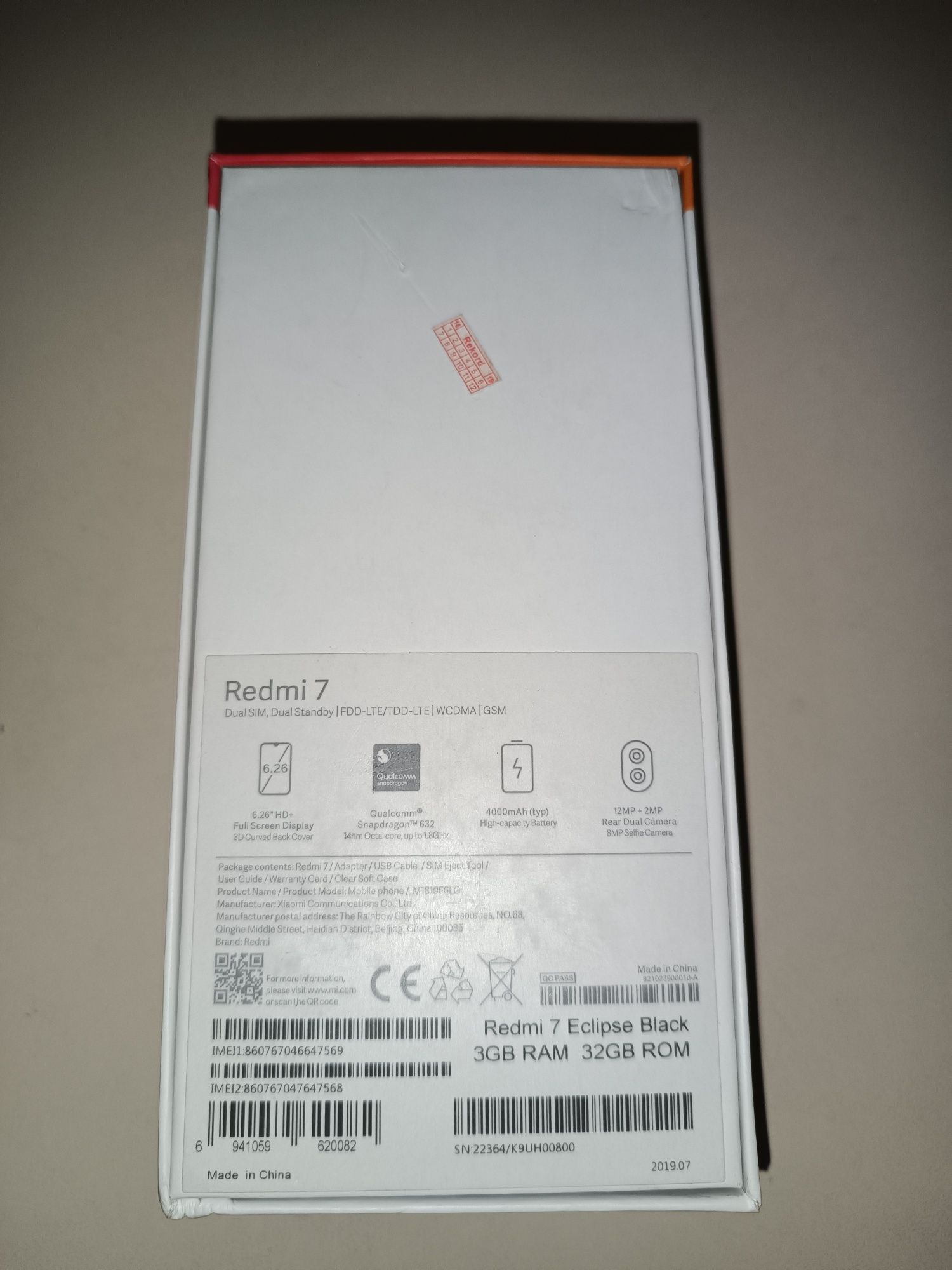 Redmi 7 4/32 GB holati yaxshi