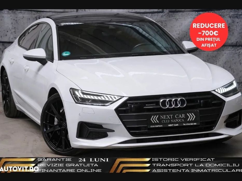 Audi A7 GARANTIE 24 LUNI*RATE*Quattro*286Cp*S-Line*Virtual*Trapa*Distronic*Led