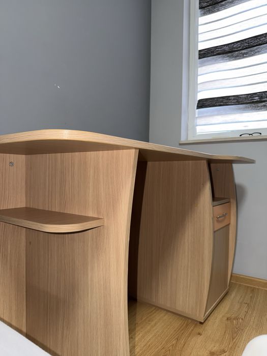 Бюро 125×60×70 cm – с чекмедже и шкаф