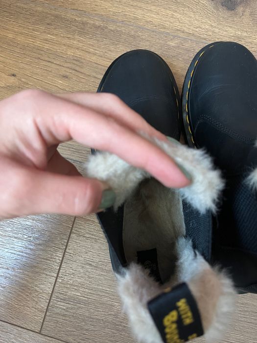 Намалени! Dr. Martens 2976 Leonore Faux Fur боти, 38 размер