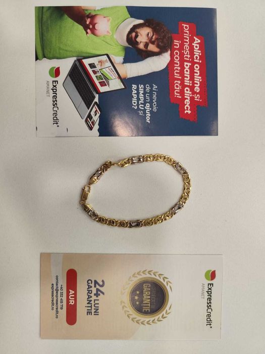 Bratara aur 18K, 10.4 gr. (Ag.39 / b.16946.1) – Garantie 2 ani