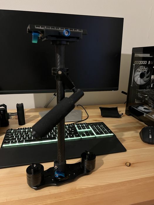 Ghimbal Neewer S60 - Stabilizator din Fibra de Carbon