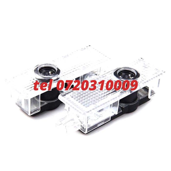 Emblema Portiere Cu Logo Bmw Set 2 Buc Proiector 3d Cu Led