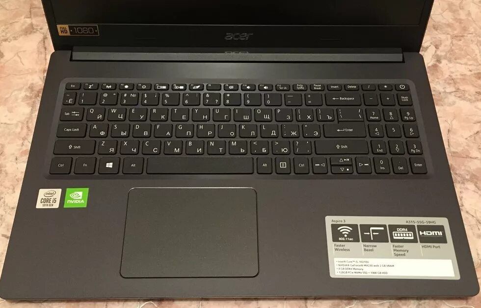 Ноутбук Acer aspire 3 A315-55G продаю