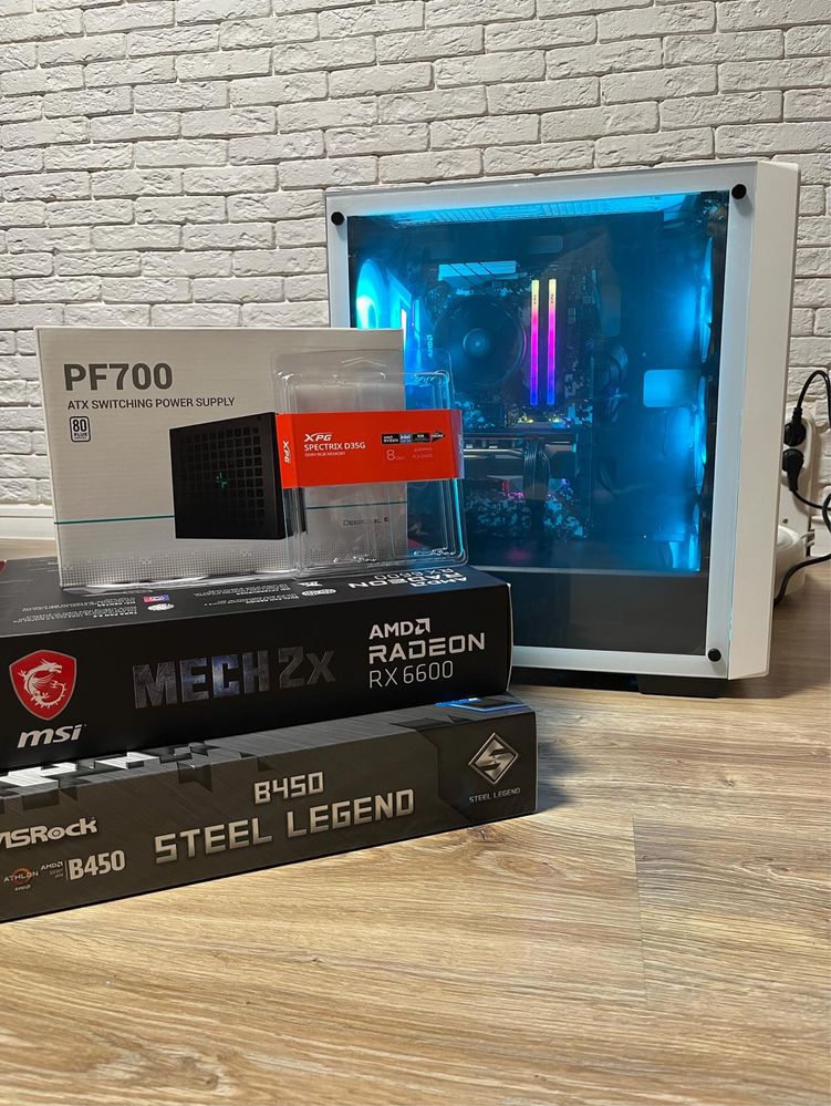 Ryzen 5 5600x / RX 6600 8GB / 2x8GB RAM DDR4 / B450 Steel Legend /