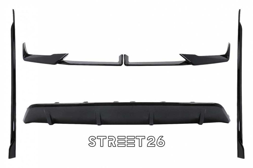 Pachet Exterior Aero BMW X6 G06 LCI (2024-up) M Sport Negru Lucios