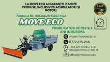 Tricicleta electrica Cargo 500-EEC noul model MoveEco cu RAR/60V-45 AH