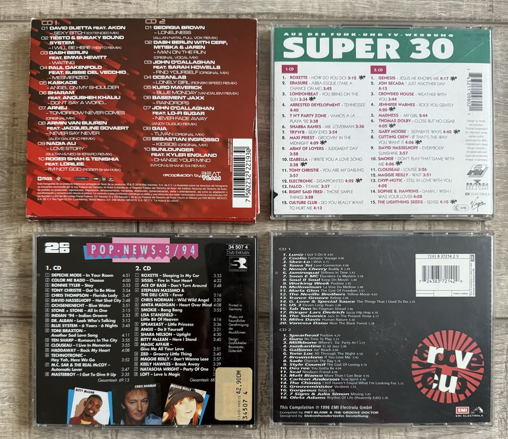 Cd-uri originale compitlatii Eurodance anii 90