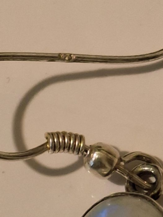 Set bijuterii, argint 925 cu piatra lunii