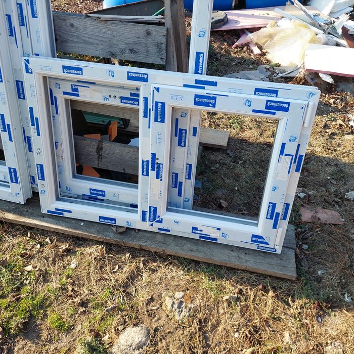 Vand ferestre  pvc noi cu sticla 24mm