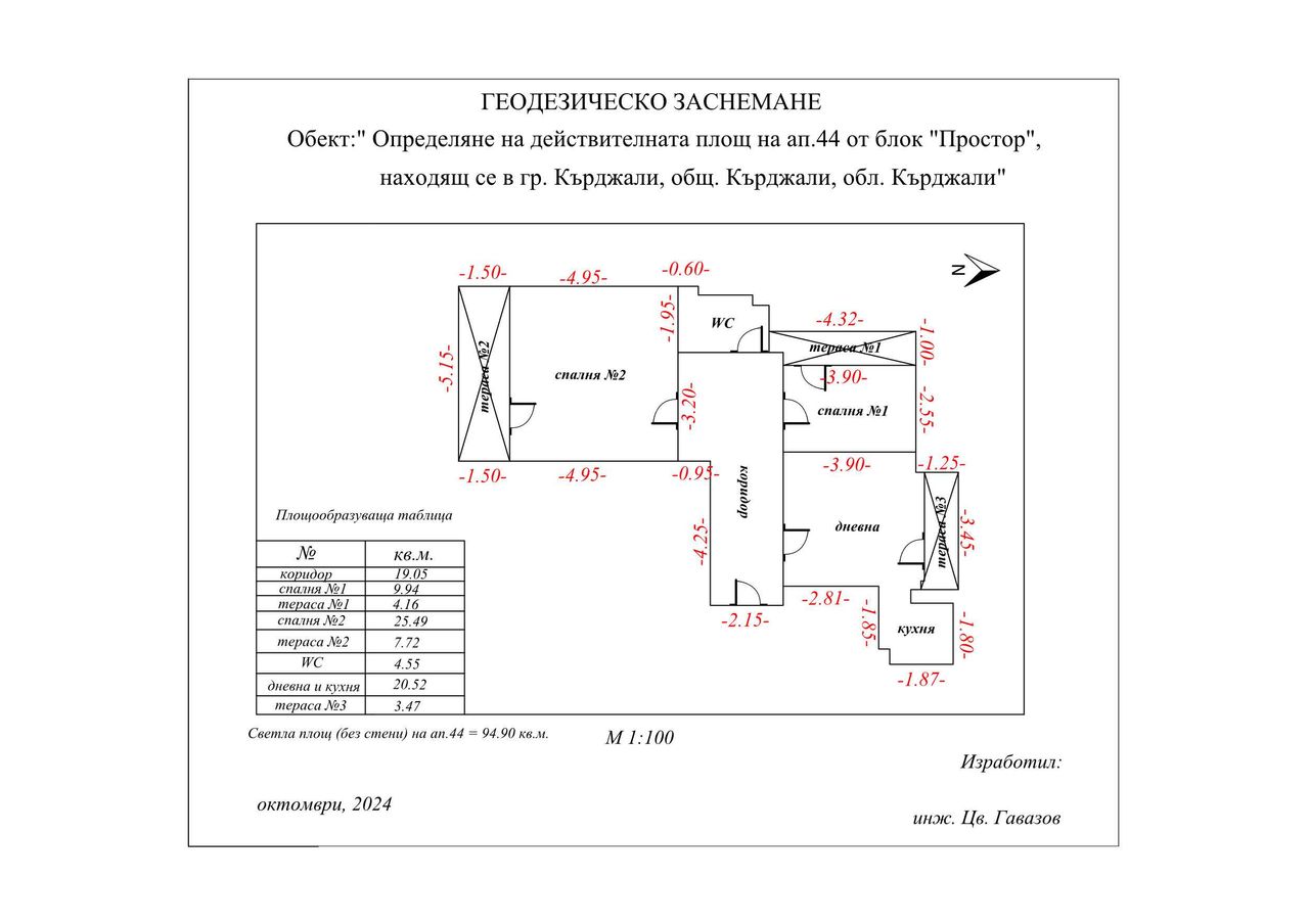 Продава се Тристаен апартамент в Кърджали, Център - 108 кв.м за 732 €/кв.м - Снимка #18