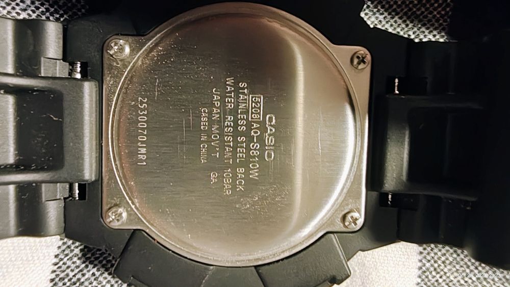 Vand casio aq-s810w
