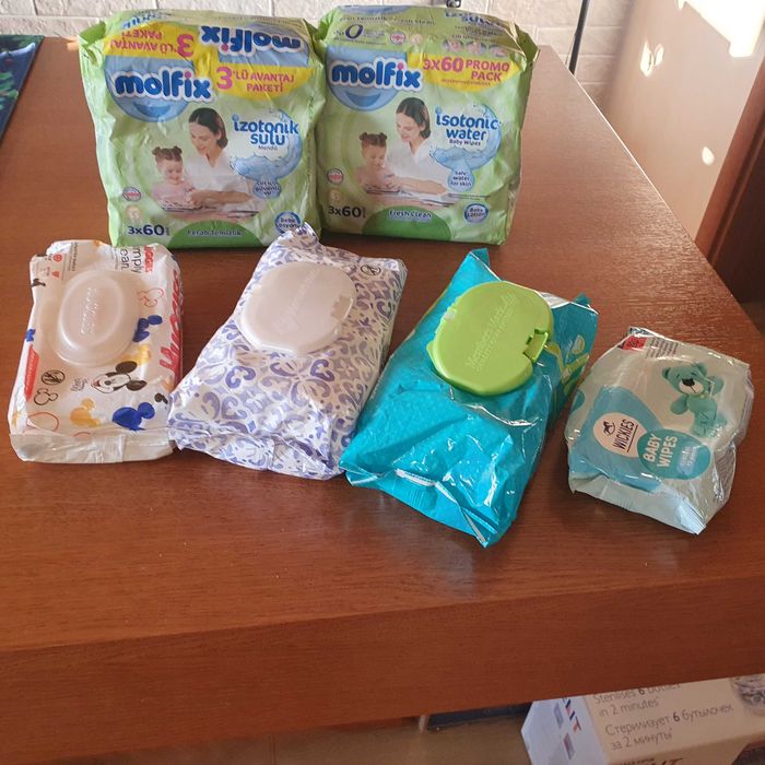 Мокри кърпички  за бебе молфикс и др