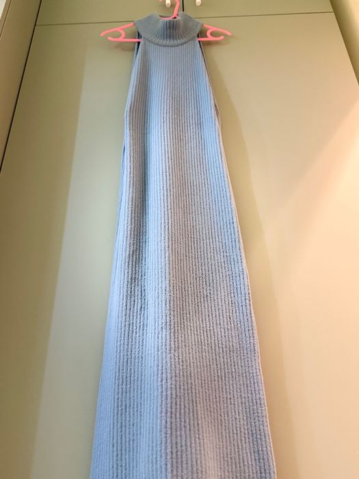 Дълга рокля без ръкав по тялото ZARA