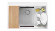 Бяла кухненска мивка от гранит Осло 80 Max Multilevel 780 x 530 mm