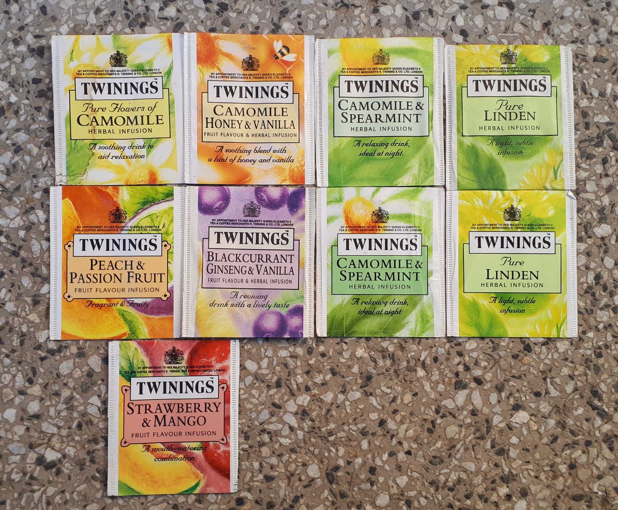Пакетчета от чай Twinings, Pickwick и Биопрограма (за колекционери)