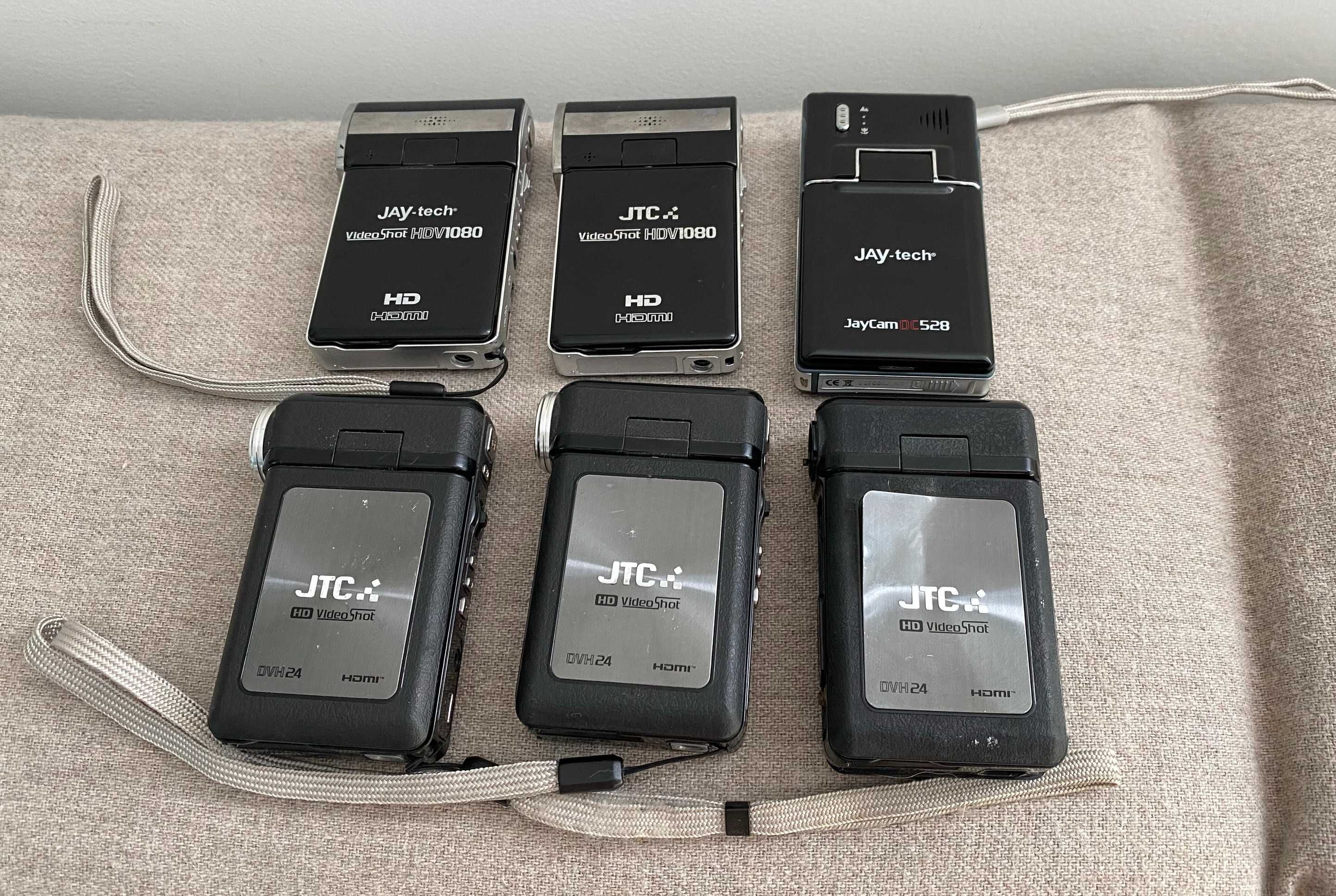 Lot de 6 camere video FullHD digitale  diverse defecte JTC si Jay-Tech