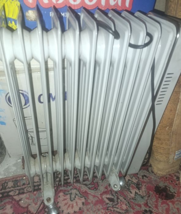 Обогреватель работает