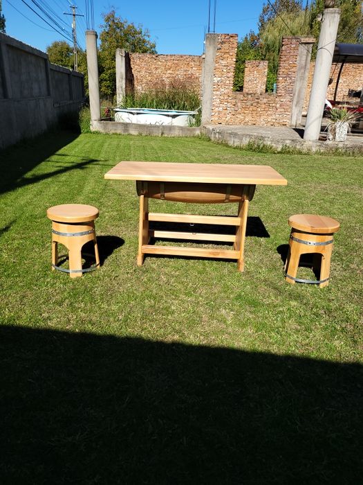 Mobilier rustic pentru casa și gradina(seturi,mese, scaune, bancute)