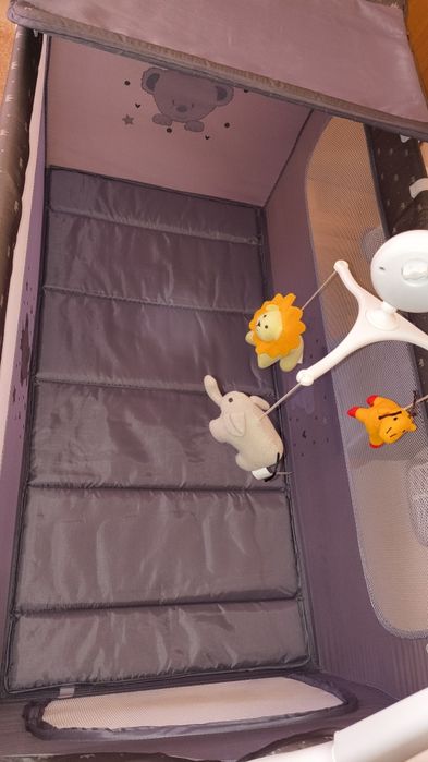 Бебешка кошара Lorelli 2 нива + МАТРАК