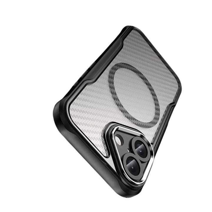 Husa iPhone 16 cu insertii carbon