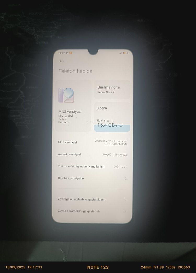 redmi 7 bor 4/64 talik aybi yoʻq