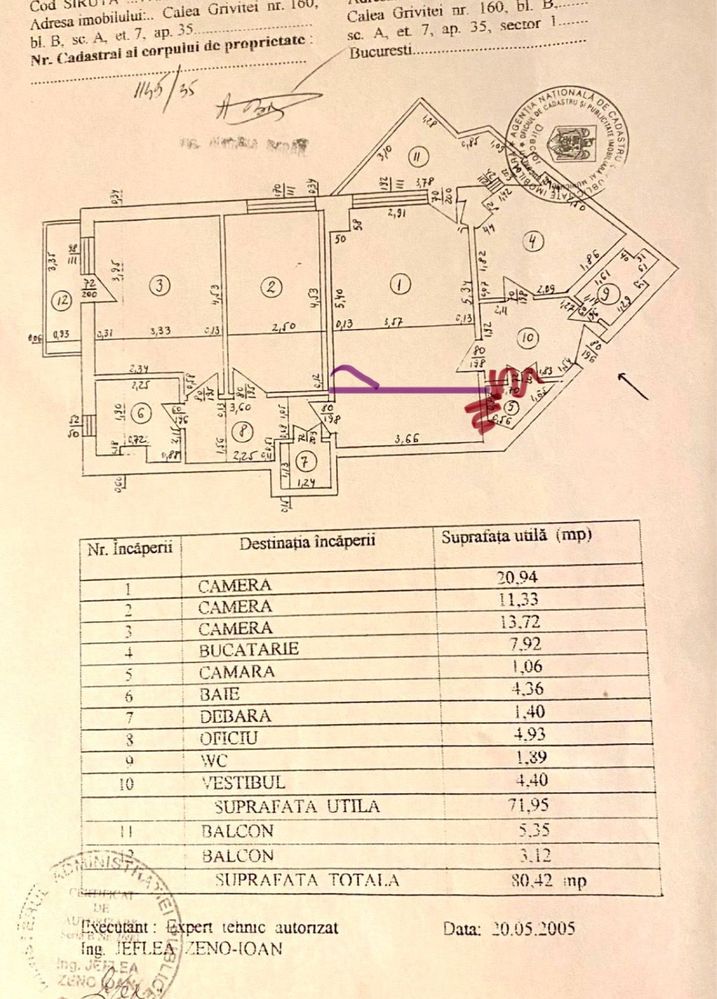 3 camere Direct Proprietar, Titulescu, 2 min metrou