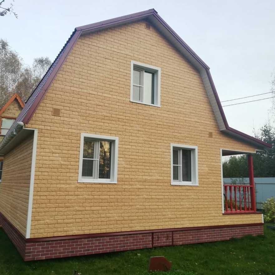 Виниловый сайдинг Docke Серия LUX под камень